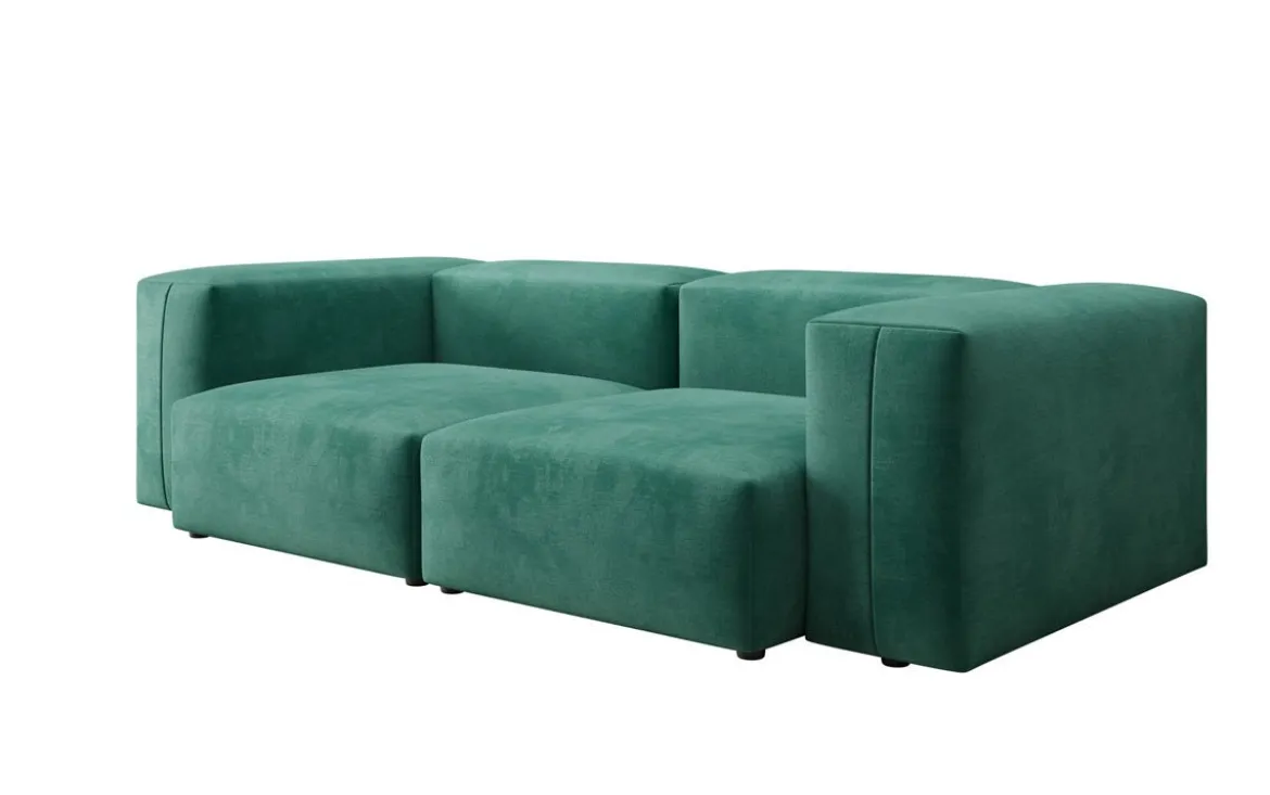 Designer 2 Sitzer Sofa Snug in Samt