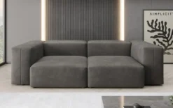 Designer 2 Sitzer Sofa Snug in Samt