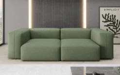 Designer 2 Sitzer Sofa Snug in Stoff