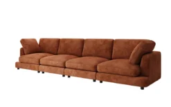 Designer 4 Sitzer Sofa Thalessa in Cord