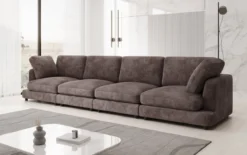 Designer 4 Sitzer Sofa Thalessa in Cord