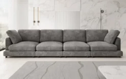 Designer 4 Sitzer Sofa Thalessa in Cord