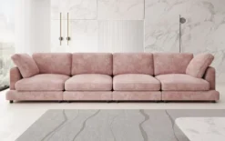 Designer 4 Sitzer Sofa Thalessa in Cord