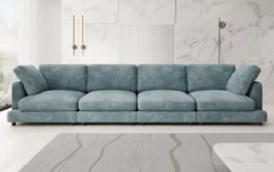 Designer 4 Sitzer Sofa Thalessa in Cord