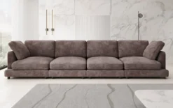 Designer 4 Sitzer Sofa Thalessa in Cord