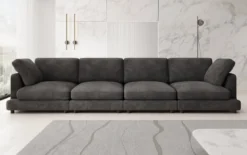 Designer 4 Sitzer Sofa Thalessa in Cord