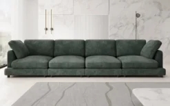 Designer 4 Sitzer Sofa Thalessa in Cord