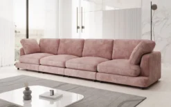 Designer 4 Sitzer Sofa Thalessa in Cord