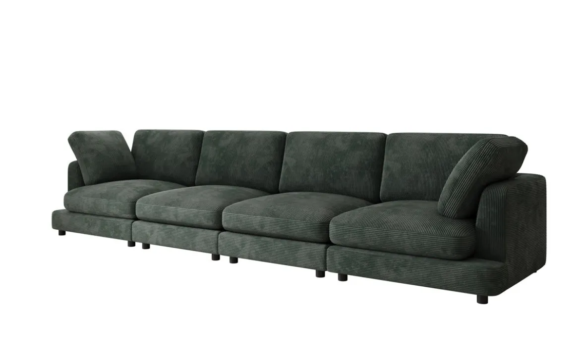 Designer 4 Sitzer Sofa Thalessa in Cord