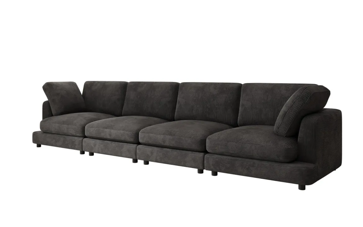 Designer 4 Sitzer Sofa Thalessa in Cord