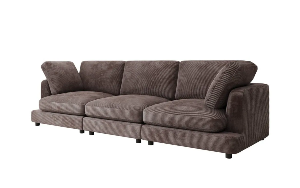 Designer 3 Sitzer Sofa Thalessa in Cord