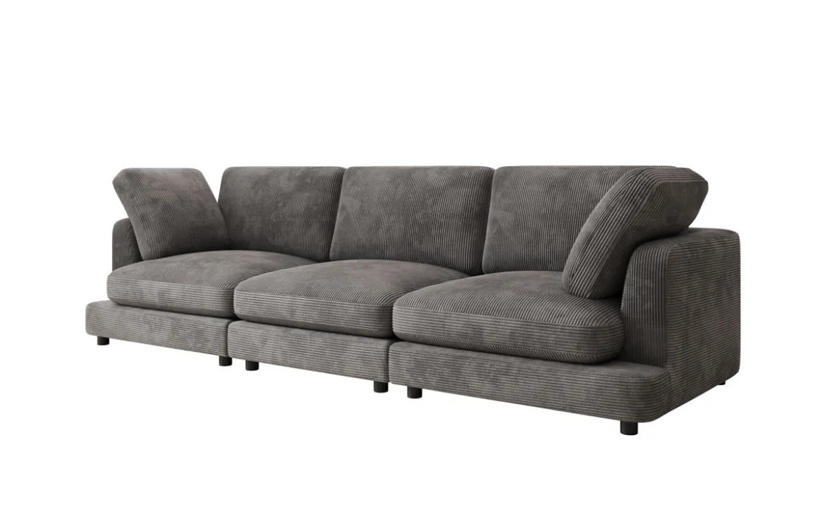 Designer 3 Sitzer Sofa Thalessa in Cord