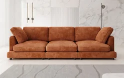 Designer 3 Sitzer Sofa Thalessa in Cord