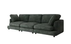 Designer 3 Sitzer Sofa Thalessa in Cord