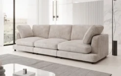 Designer 3 Sitzer Sofa Thalessa in Cord