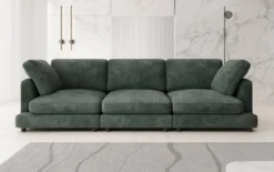 Designer 3 Sitzer Sofa Thalessa in Cord