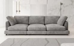 Designer 3 Sitzer Sofa Thalessa in Cord