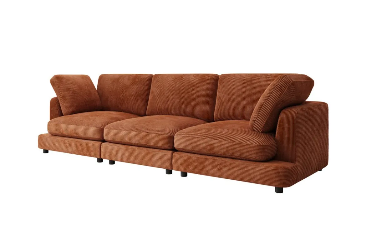 Designer 3 Sitzer Sofa Thalessa in Cord