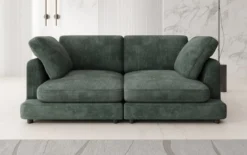 Designer 2 Sitzer Sofa Thalessa in Cord