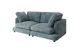 Designer 2 Sitzer Sofa Thalessa in Cord