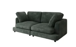 Designer 2 Sitzer Sofa Thalessa in Cord
