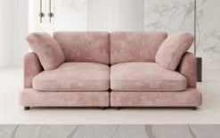 Designer 2 Sitzer Sofa Thalessa in Cord