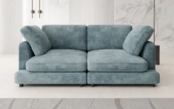 Designer 2 Sitzer Sofa Thalessa in Cord