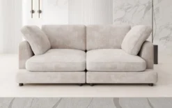 Designer 2 Sitzer Sofa Thalessa in Cord