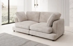 Designer 2 Sitzer Sofa Thalessa in Cord