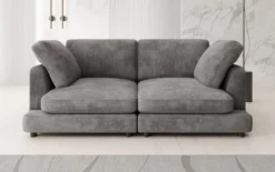 Designer 2 Sitzer Sofa Thalessa in Cord