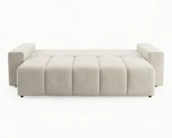 Designer 3 Sitzer Sofa Vena mit Stauraum und Schlaffunktion in Samt