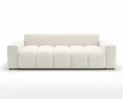 Designer 3 Sitzer Sofa Vena mit Stauraum und Schlaffunktion in Samt