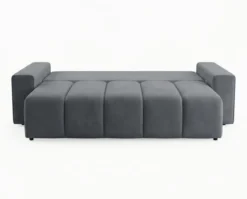 Designer 3 Sitzer Sofa Vena mit Stauraum und Schlaffunktion in Samt