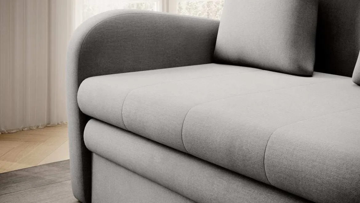 Designer Sofa Arian mit Schlaffunktion und Stauraum