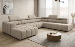 Designer Sofa Aurora Maxi mit elektrischer Sitzerweiterung