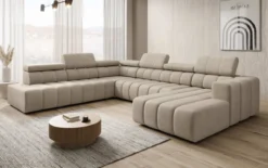 Designer Sofa Aurora Maxi mit elektrischer Sitzerweiterung