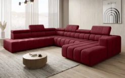 Designer Sofa Aurora Maxi mit elektrischer Sitzerweiterung