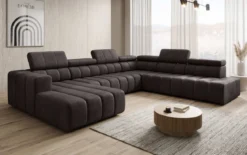 Designer Sofa Aurora Maxi mit elektrischer Sitzerweiterung