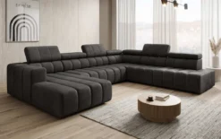 Designer Sofa Aurora Maxi mit elektrischer Sitzerweiterung