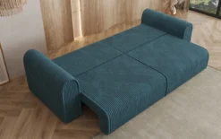 Designer Sofa Big Buddy 3 Sitzer mit Schlaffunktion und Stauraum in Breitcord