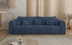 Designer Sofa Big Buddy 3 Sitzer mit Schlaffunktion und Stauraum in Breitcord