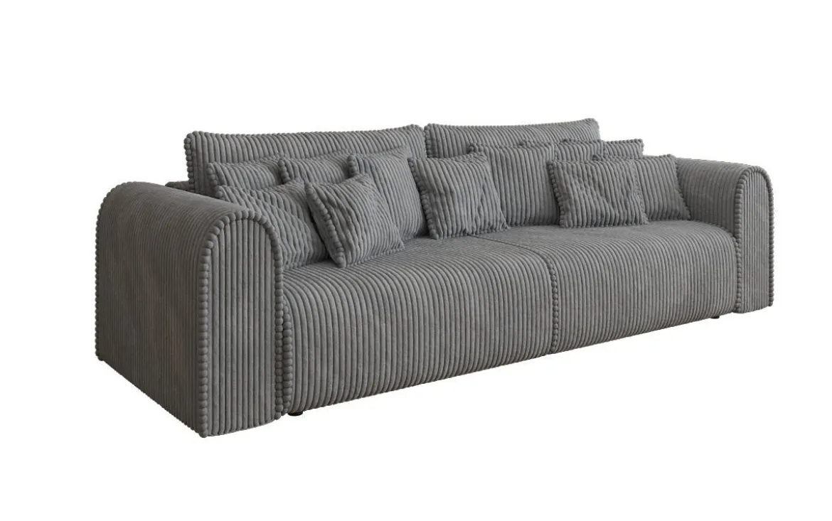 Designer Sofa Big Buddy 3 Sitzer mit Schlaffunktion und Stauraum in Breitcord