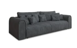 Designer Sofa Big Buddy 3 Sitzer mit Schlaffunktion und Stauraum in Breitcord
