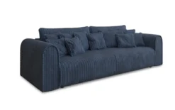 Designer Sofa Big Buddy 3 Sitzer mit Schlaffunktion und Stauraum in Breitcord