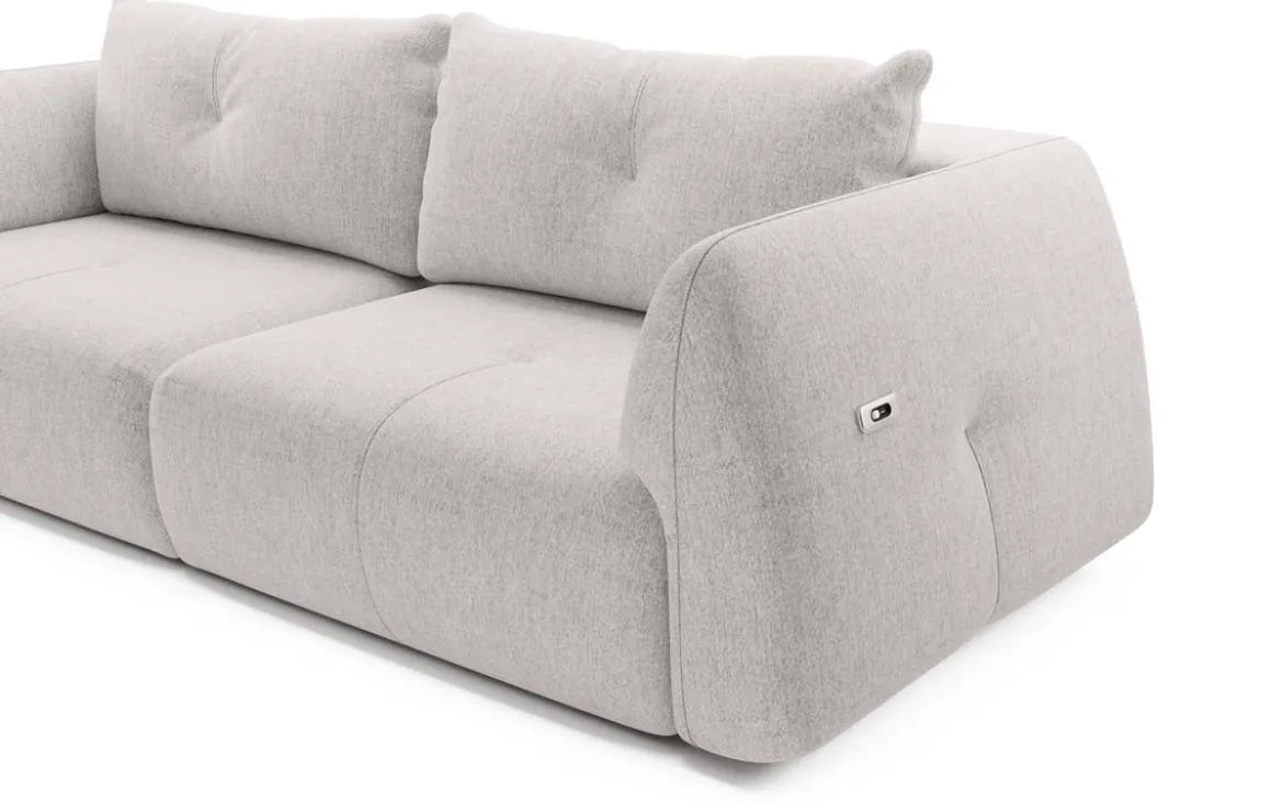 Designer Sofa Camira mit elektrischer Schlaffunktion