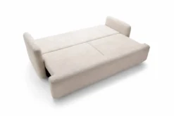 Designer Sofa Celiné Bouclé mit Schlaffunktion und Stauraum