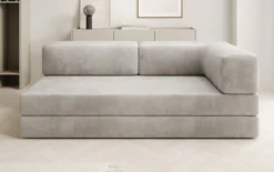 Designer Sofa/Chaise Longue Lazy in Samt