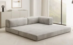 Designer Sofa/Chaise Longue Lazy in Samt