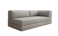 Designer Sofa/Chaise Longue Lazy in Bouclé