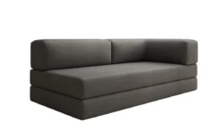 Designer Sofa/Chaise Longue Lazy in Bouclé